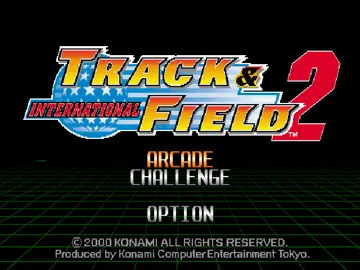 International Track and Field 2 (EU) screen shot title